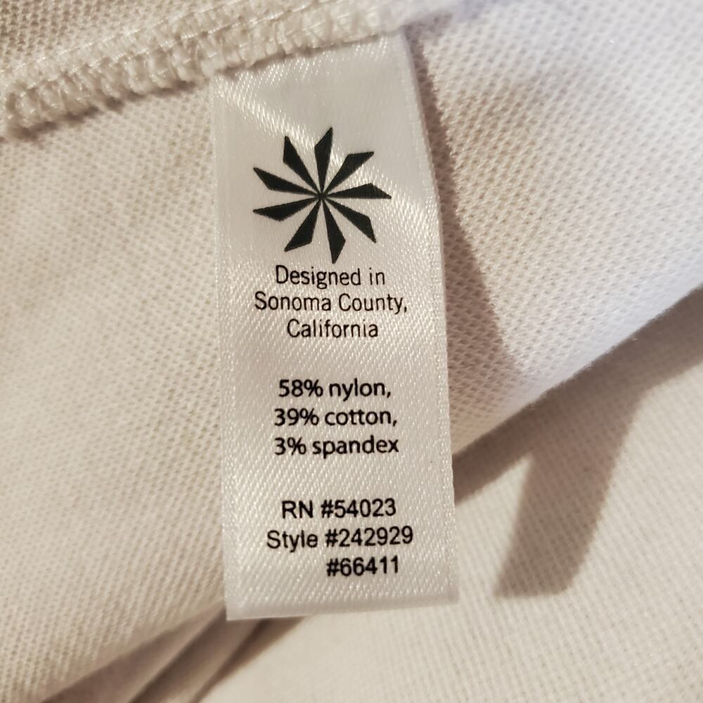 Athleta Swerve Hooded Zip Up Cropped Athletic Jacket Womens Size XS White Active - Picture 11 of 13